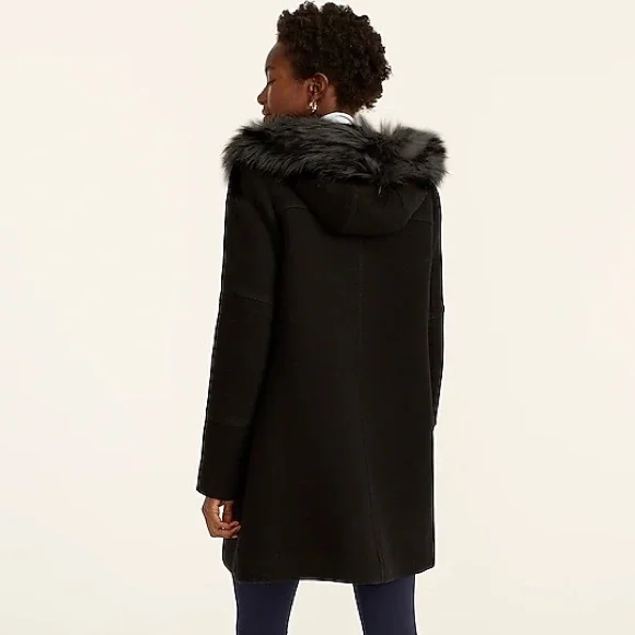 J Crew Womens Chateau parka in Italian stadium-cloth wool J5488 - Picture 2 of 4